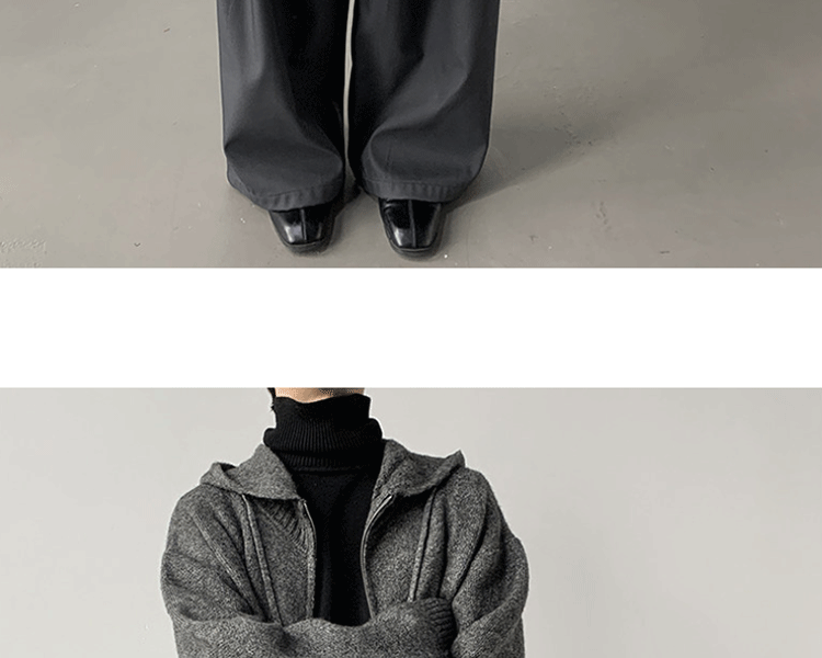 Loose A-Line Wide Leg Casual Trousers Design Sense Oversize Pleated Floor-Length West Pants Personality Men Women