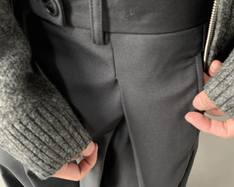 Loose A-Line Wide Leg Casual Trousers Design Sense Oversize Pleated Floor-Length West Pants Personality Men Women