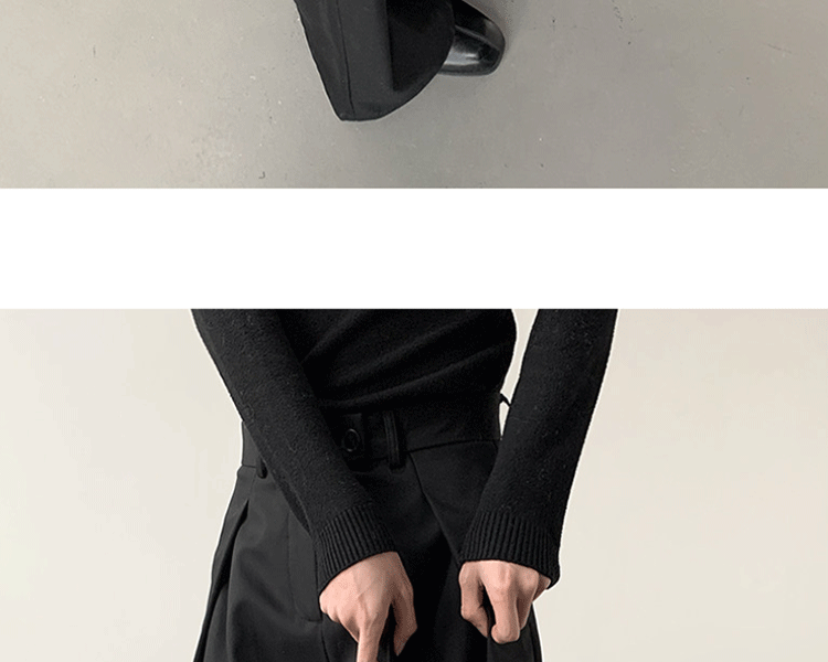 Loose A-Line Wide Leg Casual Trousers Design Sense Oversize Pleated Floor-Length West Pants Personality Men Women