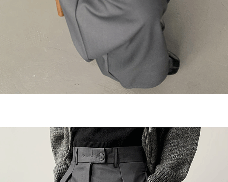 Loose A-Line Wide Leg Casual Trousers Design Sense Oversize Pleated Floor-Length West Pants Personality Men Women