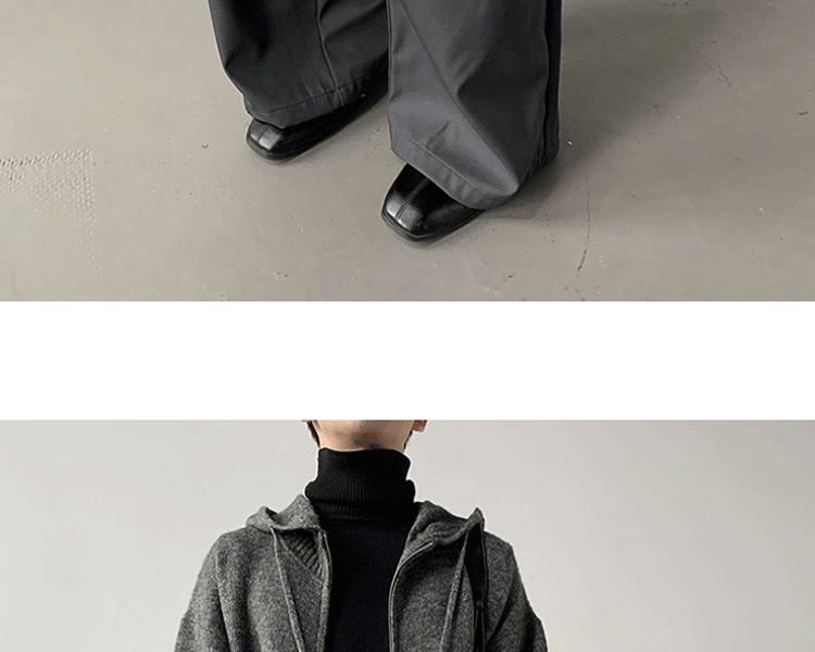 Loose A-Line Wide Leg Casual Trousers Design Sense Oversize Pleated Floor-Length West Pants Personality Men Women